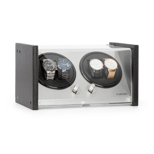 Klarstein Tokyo 4 Estuche giratorio 4 relojes 3 velocidades 4 modos Negro