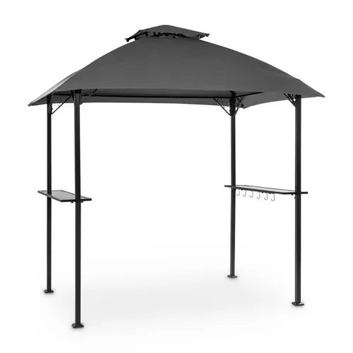 Blumfeldt Steakhouse al Sur Techo para barbacoa 244x260x152cm Ignífugo Acero Color gris