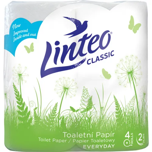 Linteo Classic toaletní papír 2vrstvý, 4ks