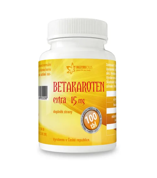 Nutricius Betakaroten Exra 15 mg 100 tablet
