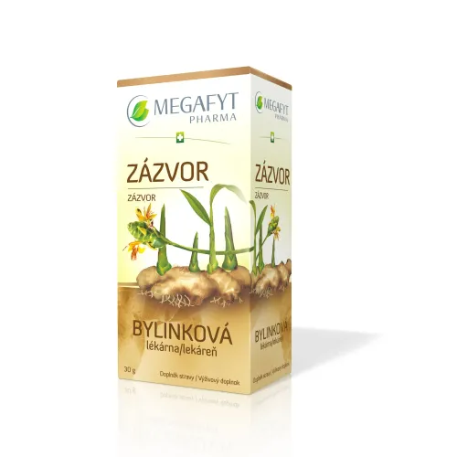 Megafyt čaj Bylinková lékárna Zázvor 20x1,5g