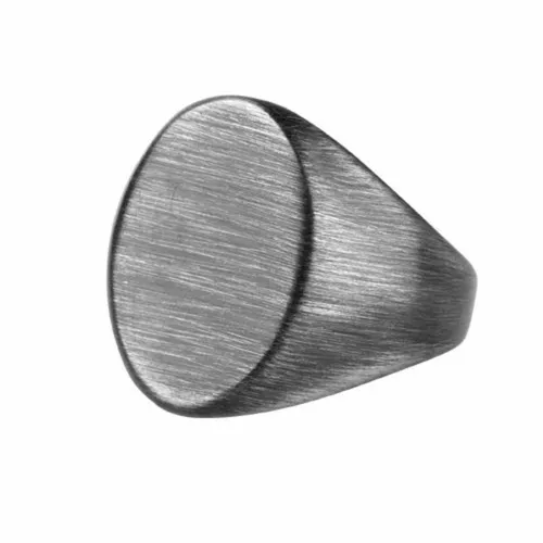 prsten ETNOX - Gun Metal Signet