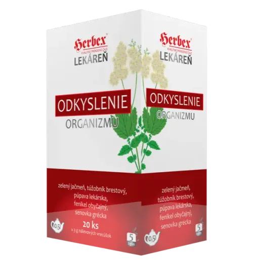 Herbex lékárna Odkyselení organismu 20 x 3 g