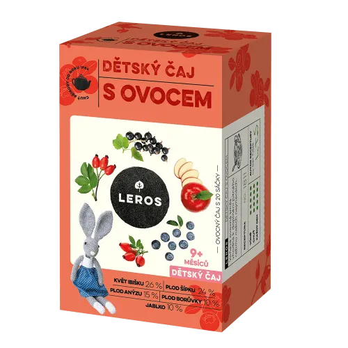 LEROS Dětský čaj s ovocem 20x2g
