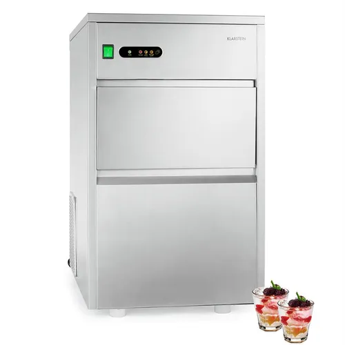 Klarstein Powericer-XXL máquina hielo fabricador de cubitos 25kg/24h acero inox