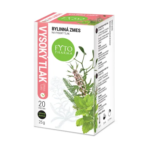 Fytopharma bylinný čaj NA VYSOKÝ TLAK 20 x 1.25 g