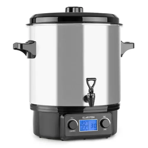 Klarstein Biggie Digital Olla pasteurizadora 27l 2000W Acero inoxidable
