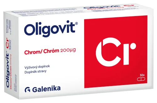 Galenika Oligovit Chrom 200mcg 30 tobolek