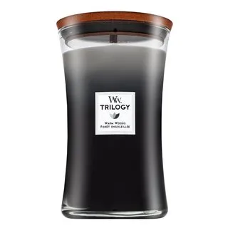 Woodwick Trilogy Warm Woods vela perfumada 609,5 g