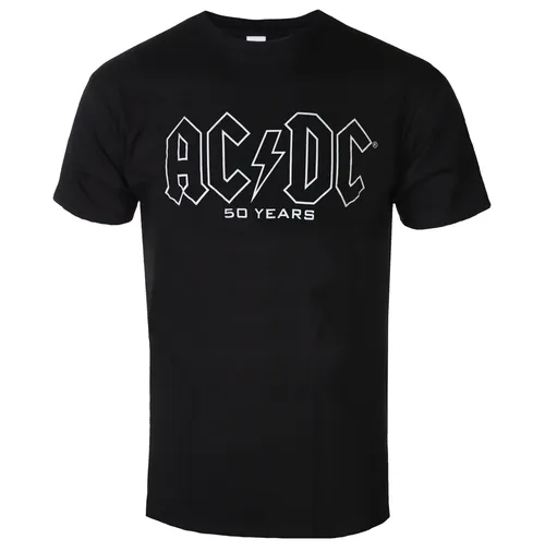 Metal T-Shirt Männer AC-DC - 50 Years Logo History - F.B.I. - F005 ACDCTS110MB 50540100