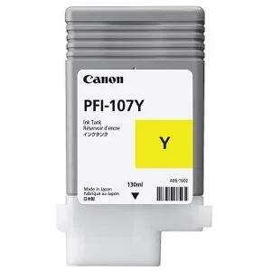 Cartouche PFI-107Y Encre Jaune Canon 130ml