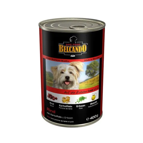 Belcando konzerva hovězí maso s bramborami a hrachem 12 x 400 g