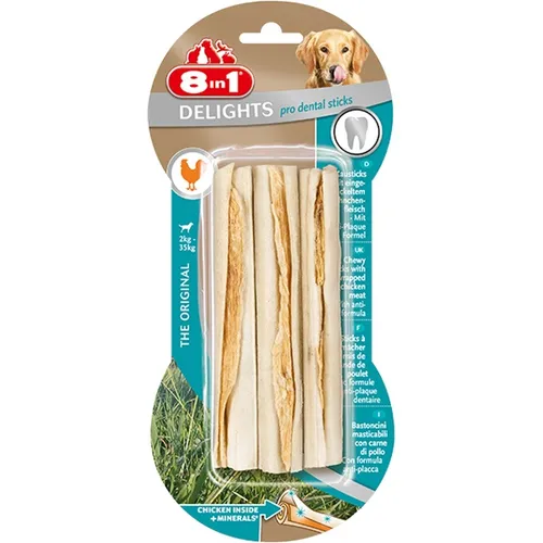 8 in 1 Delights Pro Dental Sticks - žvýkací tyčinky 3 ks/balení