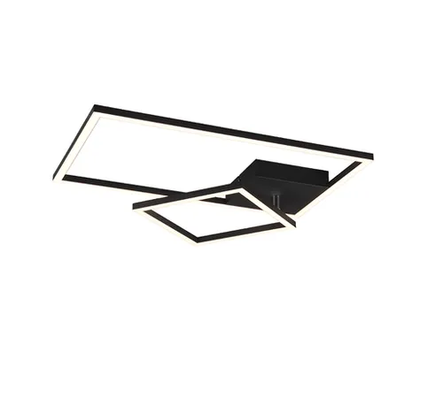 LED stropné osvetlenie Reality Padella čierna R62642132