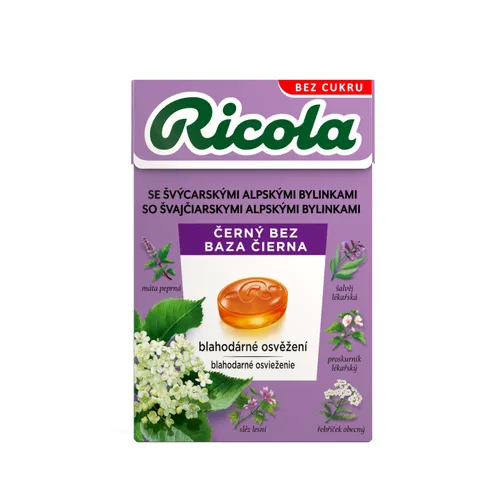RICOLA Černý bez 40g