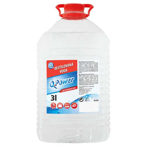 Q-Power Destilovaná voda 3l