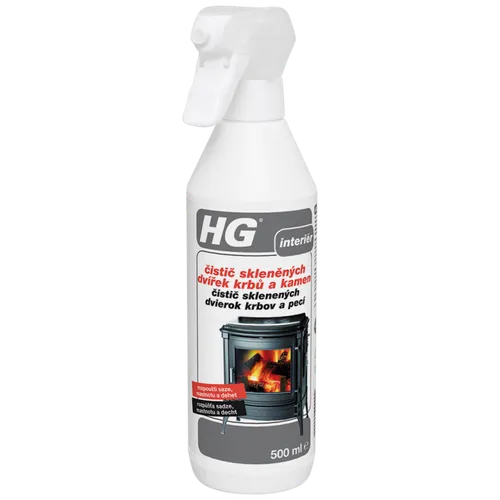 HG Čistič skleněných dvířek krbů a kamen 500ml