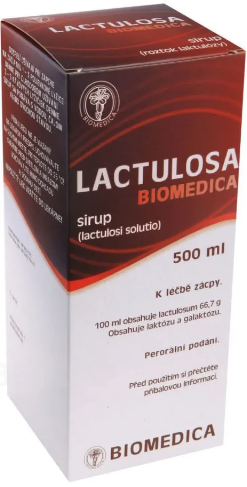 Lactulosa Biomedica por.sir. 1 x 500 ml 50%