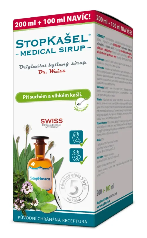 Dr.Weiss STOPKAŠEL Medical sirup 300 ml