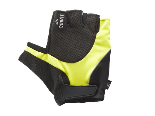 Crivit Cyklistické rukavice (8, žlutá)