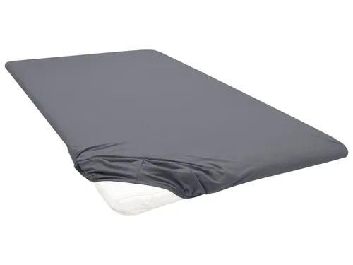 Biberna Žerzejové napínací prostěradlo na podložku na matraci (antracitová, 90-100 x 200 cm)