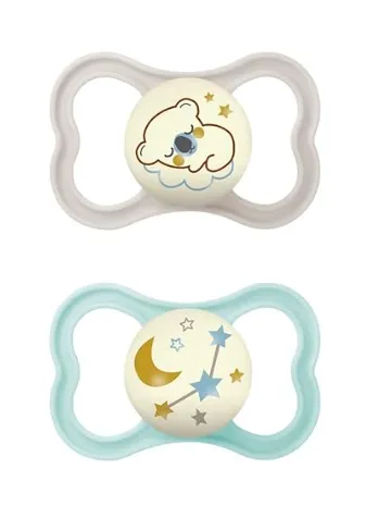 Mam Air Night Succhietto 6+ Mesi Silicone Doppio Neutro