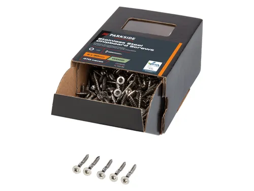 Parkside Performance® Vruty z nerezové oceli do dřevotřískových desek (Tx20 4,0 x 30 mm)