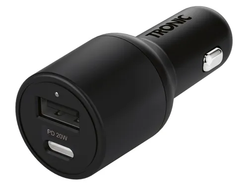 Tronic® USB nabíjecí adaptér do auta, 35 / 36 W (Usb-A a Usb-C PD, 35 W)