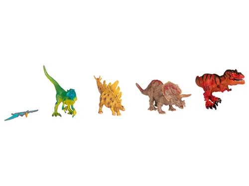 Playtive Sada figurek na hraní, 5dílná (dinosaurus)