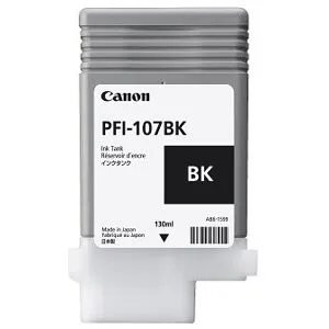 Cartouche PFI-107BK Encre Noire Canon 130ml