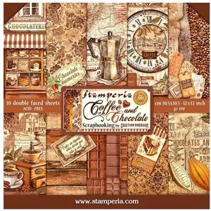 Stamperia Scrapbook-Block "Coffee and Chocolate"