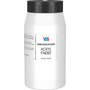 VBS Acrylfarbe, 500 ml - Titanweiß