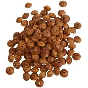 VBS XXL VBS Holzlinsen mit Naturmaserung, 100 g