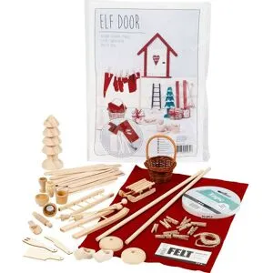 creativ company Bastelset Wichteltür "Elf Door"