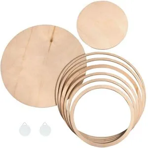 Rayher Holzplatten/-ringe Set