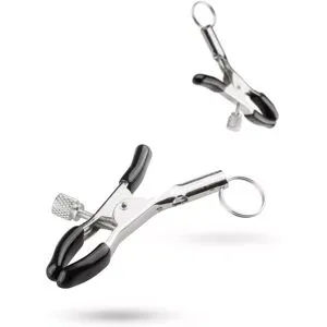 EasyToys Fetish Brystklemmer M/ Skruer Og Ring