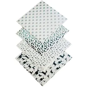 Gebrüder Bertels Faltpapier "Silver X-Mas"