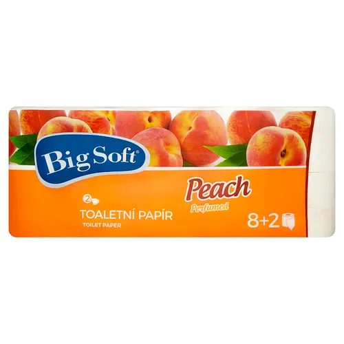 Big Soft Peach toaletní papír 2-vrstvy 10 ks