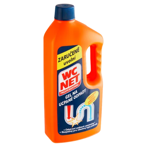 WC Net Professional Gel na ucpané odpady 1000ml