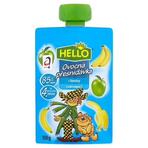 Hello Ovocná svačinka s banány 100g