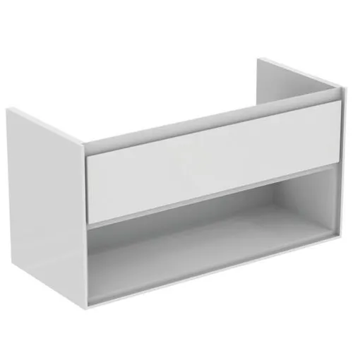 Ideal Standard Connect Air koupelnová skříňka pod umyvadlo 100x44x51,7 cm bílá lesk/světle šedá mat E0828KN