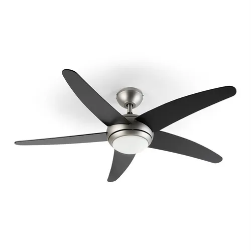 Klarstein Bolero Ventilador de techo 2-en-1 134 cm luz 55W mando a distancia color blanco