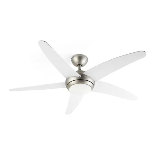 Klarstein Bolero Ventilador de techo 2-en-1 134 cm luz 55W mando a distancia color blanco