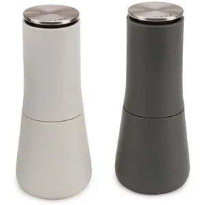 Joseph Joseph - Milltop Salz- und Pfeffermühlenset, hellgrau / dunkelgrau