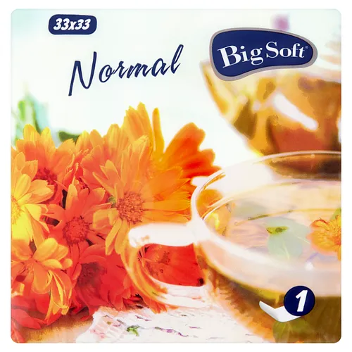 Big Soft Normal papírové ubrousky 1-vrstva 135g