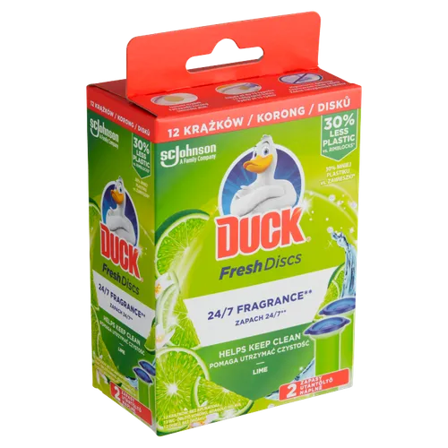 Duck Fresh Discs Limetka čistič WC náplň 2 x 36ml (72ml)