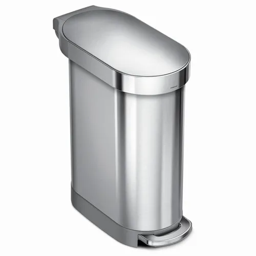 Simplehuman Slim pedal bin odpadkový koš volně stojící 45 l kartáčovaná nerez ocel mat SHCW2044