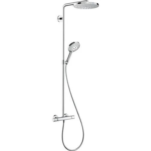 Hansgrohe Raindance Select S sprchový systém na stěnu s termostatickou baterií chrom 27 633 000