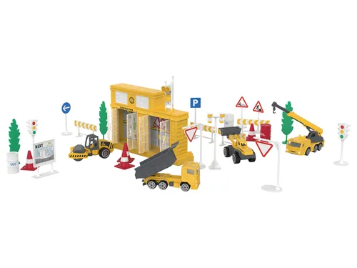 Playtive Racers Požární stanice / Policejní stanice / Staveniště (staveniště)