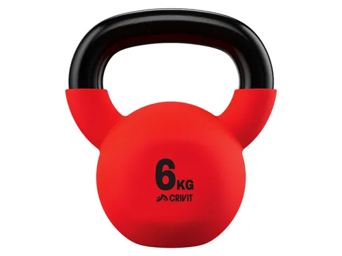 Crivit Posilovací činka Kettlebell, 6 kg